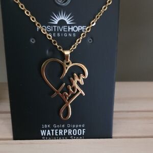 Gold Heart Necklace